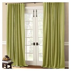 Портьеры Amore Mio Лен 200*270 см - 2 шт. Зеленый