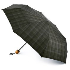 G868-3559 CharcoalCheck (Серая клетка) Зонт мужской механика Fulton