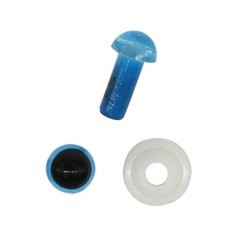 Глазки пластиковые с фиксатором 5мм, 24шт/упак (голубой) АЙРИС пресс