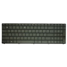 Клавиатура для ноутбука Asus K52, K53, N50 Series. Плоский Enter. Черная, без рамки. PN: NSK-UM0SU. Top On