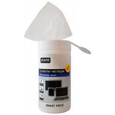 Attache SELECTION 991437 влажные салфетки 100 шт. для экрана