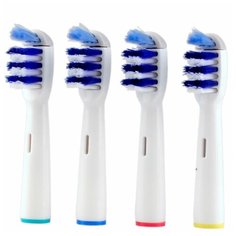 Набор насадок 5Lights BT891074 для электрической щетки, белый/синий, 4 шт.