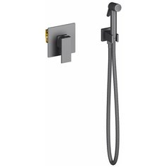 Смеситель Timo Selene 2089/03SM встраиваемый с гигиеническим душем, черный