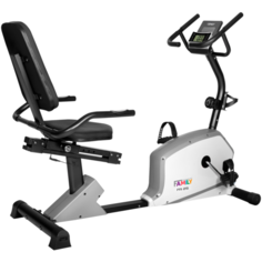 Горизонтальный велотренажер FAMILY FR 25, белый/серый/черный