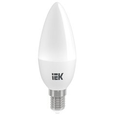 Лампа светодиодная IEK ECO C35 свеча 5Вт 230В 3000К E14,10 шт.