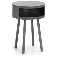 Столик Bruk с полкой серый La Forma