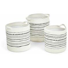 Набор из 3-х корзин Kamura La Forma