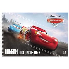 Альбом для рисования Hatber Тачки-DISNEY 29.7 х 21 см (A4), 100 г/м², 32 л.