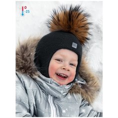 Шапка-шлем NIKASTYLE размер 48-52, черный