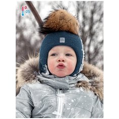 Шапка-шлем NIKASTYLE размер 48-52, джинсовый