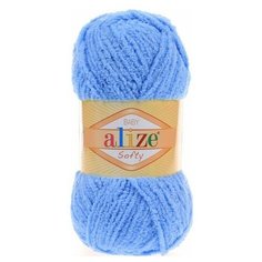 Пряжа Alize Softy, 50 г, 115 м, 40 голубой