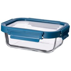 Контейнер для еды Smart Solutions стеклянный 640 мл темно-синий ID640RC_7708C