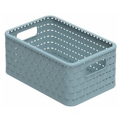 Корзина для хранения Rotho Country A5 28,0*18,5*12, 6 голубой горизонт