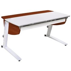 Стол детский Астек-Элара Прайм с ящиком 120x70 см белый/яблоня/белый