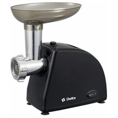 Мясорубка "Delta" DL-6103M, цвет: черный, 1800 Вт