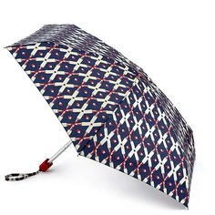 L717-3552 LipstickLattice (Решетка из помад) Зонт женский механика Lulu Guinness Fulton