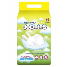 Joonies Пеленки детские одноразовые 60х60 10 шт