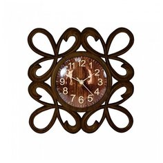 Часы настенные 25 см, цвет коричневый Rettal