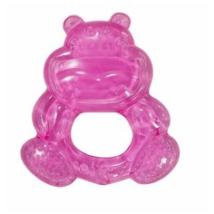 Прорезыватель водный охлаждающий Canpol Улыбка арт. 2/224, 0м+, цвет розовый, форма бегемотик