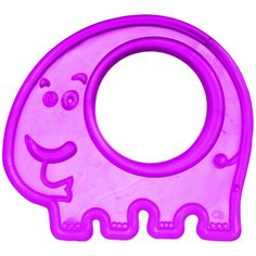 Прорезыватель мягкий Canpol арт. 13/109, 0м+, цвет розовый, форма слоник