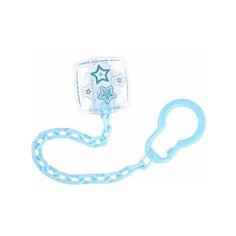 Клипса-держатель для пустышек Canpol Newborn baby, 0м+, арт. 10/877 цвет голубой