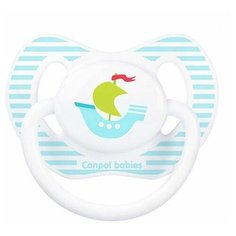Пустышка анатомическая Canpol Summertime силикон, 6-18 мес., арт. 23/467 рисунок Кораблик