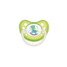 Пустышка анатомическая Canpol Toys силикон, 6-18 мес., арт. 23/257, цвет зеленый