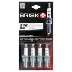 Свеча зажигания BRISK LR17YC 4 шт.