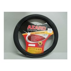Оплетка руля (M) 2108-15, иномарки 37-39 см винил объемный серая (Azard Group)