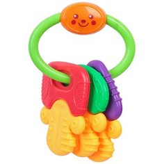 Погремушка BONDIBON Ключики BB1484 зеленый/красный/желтый