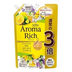 Lion Кондиционер смягчающий с ароматом натуральных масел м/уп - Soflan aroma rich belle, 1200мл