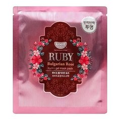 Koelf Маска гидрогелевая с экстрактом болгарской розы - Ruby & bulgarian rose, 30г