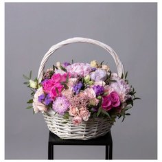 Композиция Простоцветы Корзина М