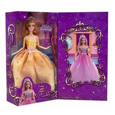 Кукла в желтом платье, 29 см, арт. ZQ30326-3 Наша Игрушка