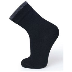 Термоноски детские для мембранной обуви серии DRY FEET, цвет черный с серой полосой, размер 27-30 Norveg