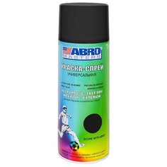 Краска ABRO Masters матовая, черный, 400 мл