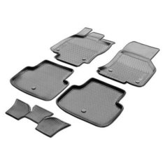 Коврики салона Skoda Octavia A7 2013- полиуретан (ELEMENT)