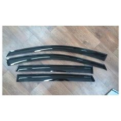 Дефлекторы дверей ветровики Kia Rio hb 2012- (Azard)