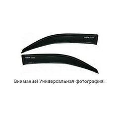 Дефлекторы дверей (ветровики) Газель 01-- клеящиеся Voron glass (10) (Azard)