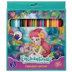 Умка Цветные карандаши Энчентималс, 24 цветов (CPH24-55407-ENCH)
