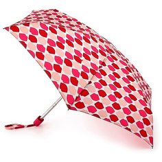 L717-3181 LipGridLightStone (Губы) Зонт женский механика Lulu Guinness Fulton