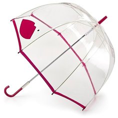 L719-3180 AbstractLipMagenta (Пурпурные губы) Зонт женский трость Lulu Guinness Fulton