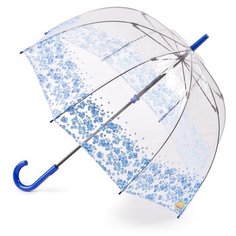L787-3017 BlueDitsyBorder (Бордюр) Зонт женский трость Fulton