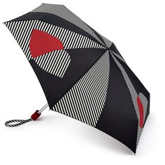 L717-3254 HalfandHalfLip (Губы и полоски) Зонт женский механика Lulu Guinness Fulton