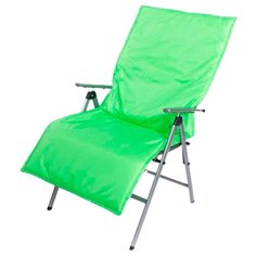 Матрас для шезлонга WOWPUFF подушка водоотталкивающая 140х60х3.5 см, яблоко