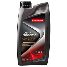 Синтетическое моторное масло Champion OEM SPECIFIC 5W30 C2, 1 л
