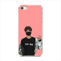 Чехол Силиконовый iPhone 5/5S/SE В маске 2 Case Place