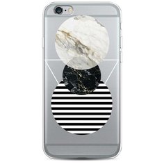 Чехол Силиконовый iPhone 6 Пирамида из кругов Case Place