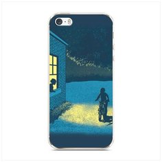 Чехол Силиконовый iPhone 5/5S/SE Хобби велосипед 5 Case Place