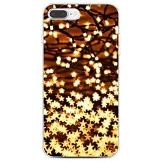 Чехол Силиконовый iPhone 8 Plus Новогодняя гирлянда Case Place